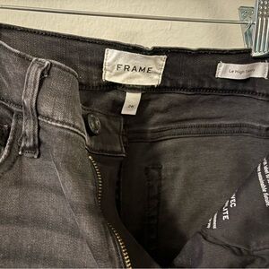 Frame Denim Women's High Rise Dark Gray Jeans